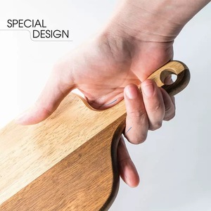 Wooden Cutting Board Rectangle Solid Color For Food Coffee Tea Outdoor Camping Use - Product Image 2
