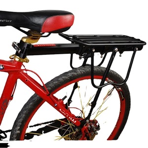RTS Cycle Zone 山地自行车后行李架钢制快速可拆卸乘客后座行李架 1.3公斤 黑色 定制徽标 - Product Image 2