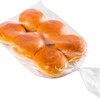 BPB emballage alimentaire en plastique BOPP CPP guichet sac à pain avec logo personnalisé sacs en cellophane sac micro perforé