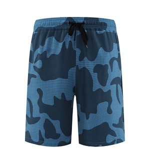 Pantalones cortos tejidos de secado rápido de camuflaje para hombre, pantalones cortos de playa informales de cintura alta, ropa de trabajo exterior holgada transpirable, verano 2024 - Product Image 1