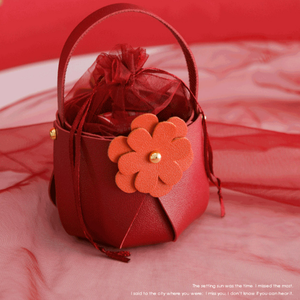 حقائب هدايا الزفاف للضيف ، حقيبة تغليف جلدية لحديثي الولادة ، صندوق هدايا لحفلات الزفاف ، حقائب توزيع صغيرة للحفلات - Product Image 3