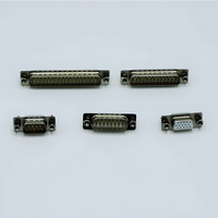 Conector D-Sub hembra de doble fila serie HDR 15P personalizado, conectores de nuevo diseño para equipos audiovisuales