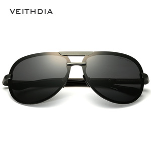 Men's Rimless Sunglasses Aluminum Magnesium Polarized Lenses UV400 Light Weight <b>For</b> Fishing Driving Outdoor Sports - Product Image 2
