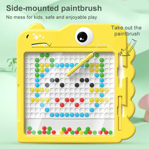 لوح رسم مغناطيسي تعليمي مبكر على شكل ديناصور مخصص، لعبة بلاستيكية للرسم والتلوين للأطفال كهدية - Product Image 6