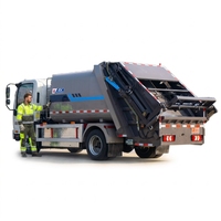 Camion à ordures électrique compacteur JAC 4x2 10m3 à énergie nouvelle, vente directe usine EV