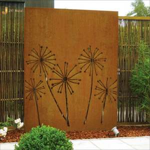 Panneaux décoratifs en métal découpés au laser EX365 pour jardin extérieur, écrans d'intimité, écrans de jardin en acier Corten - Product Image 3