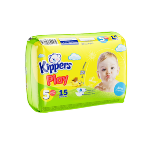 Baby Diapers Kippers <b>Play</b> Mini Size <b>5</b> 15 Pcs Soft Disposable Tape Diapers Non Woven Fabric Leak Guard Travel Pack High - Product Image 1