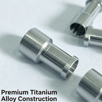 Cylindre analogique en argent pour laboratoire dentaire OEM, compatible avec les modèles de couronnes et bridges, pour moulage en alliage de titane Nobel RP, Dentium, Osstem, ITI
