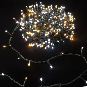 Striscia luminosa piatta alimentata da 3 batterie AA, ideale per decorazione e illuminazione di spazi interni ed esterni. - Product Image 2