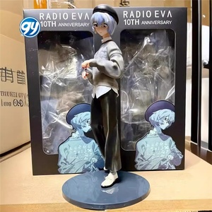 ชุดสาวสวย EVA ผมสั้นมีฮู้ด <span class=keywords><strong>Rei</strong></span> <span class=keywords><strong>Ayanami</strong></span> ผมสีฟ้าเทาแบบลำลองโมเดลอะนิเมะสะสม - Product Image 3