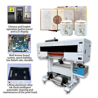 Printer UV DTF All-in-One 60cm dengan Print Head XP600 untuk Bahan Flex & Egg, Printer Kulit, Transfer Stiker Kristal, dan Laminator
