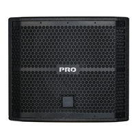 Subwoofer Profesional ME-18SA PRO de 18 Pulgadas y 1800 W |   Altavoz de Bajos de Neodimio de Alto Rendimiento con DSP