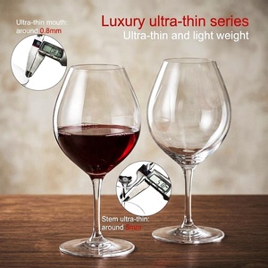 Samyo - Copa de Coñac de Cristal Ultrafino Soplado a Mano de Lujo Personalizada, Copas Pequeñas para Degustación de Vino Borgoña - Product Image 1