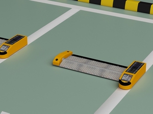 Bloqueur de stationnement pour voiture, bloqueur de stationnement à rabat pour extérieur, bloqueur de stationnement solaire pour chargeur de VE, bloqueur de stationnement à rabat pour parking ouvert - Product Image 4