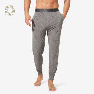 Pantalon de <span class=keywords><strong>pyjama</strong></span> en coton et bambou bio Jersey Sleep Jogger pour hommes Pantalon de <span class=keywords><strong>pyjama</strong></span> Pantalon de détente pour hommes Pantalon de survêtement durable - Product Image 5