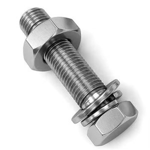 Tige filetée hexagonale en acier inoxydable zingué GR5 avec rondelles, fixation métrique pour quincaillerie de construction - Product Image 5