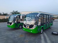 Minibus électrique 14 places avec batterie au plomb et moteur AC - Bus touristique écologique pour les attractions touristiques