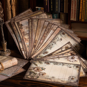 30 fogli/confezione carta da disegno Vintage lettera serie Vintage epistola tema carta Base Collage - Product Image 2