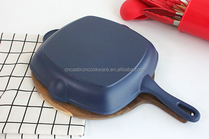 Venta caliente sartén para asar bistec cuadrado de hierro fundido sartén - Product Image 5