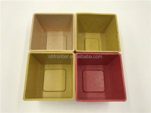 China fabricada <span class=keywords><strong>casa</strong></span> decoración Natural barato de fibra de bambú de macetas de flores - Product Image 2