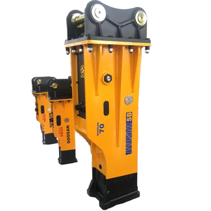 Constructions and Demolitions sb70 box type Silence soosan <b>Hydraulic</b> <b>Breaker</b> Chisel Rock <b>breaker</b> hammer for 16-21 ton excavators - Product Image 1