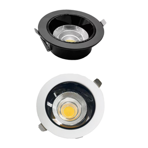 Chinesische Fabrik Blends chutz Einbau leuchte mit weiß schwarzem Reflektor 7W 12W 15W 20W COB Down light Kunststoff SMD LED Down light - Product Image 1