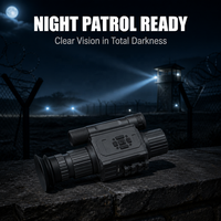 Lunettes de vision nocturne compactes, laser IR 850 nm, étanches, écran AMOLED 1080P, portée de 200 à 400 m, enregistrement vidéo