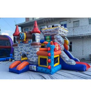 Château plein d'entrain de maison de videur gonflable extérieur commercial de PVC pour des enfants - Product Image 5