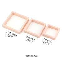 Boîtes en papier à suspension en film PE transparent pour emballage de bagues, boucles d'oreilles, colliers, ornements pour nail art - Vente en gros