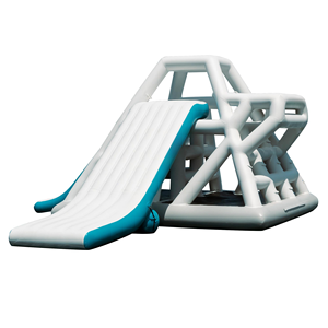 Torre Pirata Inflable Multinivel con Rutas de Escalada Seguras y Pequeño Tobogán para Hoteles y Resorts - Product Image 3