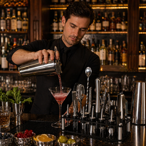 Ensembles de shakers à cocktails avec logo personnalisé et support, kits de barman, mixologie pour promotion, cadeau, <span class=keywords><strong>bar</strong></span>, club, usage professionnel - Product Image 4