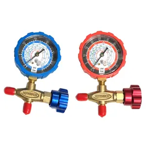 HONGSEN Manifold HVAC Pressure Gauge Refrigeration Single Manifold Gauge HS-467H