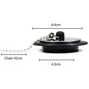 Bouchon en caoutchouc pour évacuation d'eau, pour bain, <span class=keywords><strong>piscine</strong></span>, toilettes et drain de sol - Product Image 3