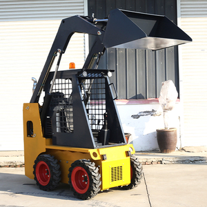 新型小型装载机，适用于家庭花园，带附件的轮式迷你滑移装载机。 - Product Image 4