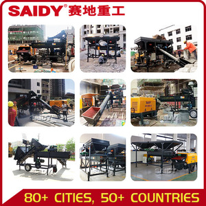 SAIDY SL25B Alimentatore a Nastro Cemento Continuo Mixer-Dosaggio Mixer Macchina come Piccola Stazione di Miscelazione - Product Image 2