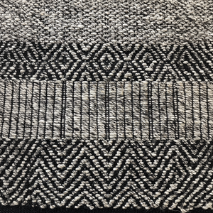 Tapis plat ombragé en coton indien moderne fait à la main tapis de porte en laine de couleur naturelle à la mode pour la maison ou le bureau - Product Image 1