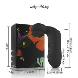 Frauen Dual-Channel 9-Vibration Mini Vibrator Sexspielzeug Leise <span class=keywords><strong>Finger</strong></span> Nippel <span class=keywords><strong>Massage</strong></span> gerät Rose Design für Klitoris G-Punkt Anal Vergnügen - Product Image 6