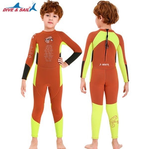 Nuevo <span class=keywords><strong>Traje</strong></span> de Buceo para Niños, <span class=keywords><strong>Neopreno</strong></span> de 2.5mm, <span class=keywords><strong>Traje</strong></span> de Baño Completo para Niños, <span class=keywords><strong>Traje</strong></span> de Buceo para Snorkel y Surf - Product Image 3