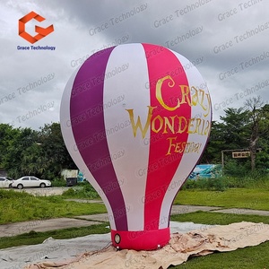 Pallone Pubblicitario Gonfiabile Personalizzato per Decorazioni Esterne, Pallone a Forma di <span class=keywords><strong>Mongolfiera</strong></span> Gonfiabile per <span class=keywords><strong>Volo</strong></span> - Product Image 4