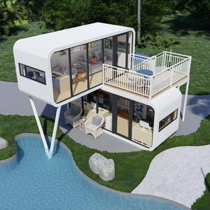 Cabine capsule de sommeil moderne personnalisable Pod extérieur cuboïde intelligent avec mobilier pour maison-citerne Airbnb ou petit appartement - Product Image 3