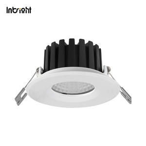 Plafonnier LED COB encastré à bord plat, IP65, verre de sécurité en option, avec grille en nid d'abeille, pour hôtel, salle de bain, restaurant - Product Image 3
