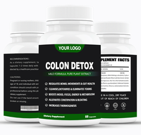 Capsules de feuille de séné de marque privée OEM fort nettoyage du côlon soutien digestif capsules de nettoyage du côlon