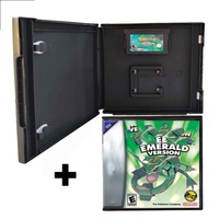 Cartouche de jeu Game Boy Advance FireRed LeafGreen Ruby Emerald Sapphire Version My Ass Unbound Flora Sky OEM avec boîte et câble