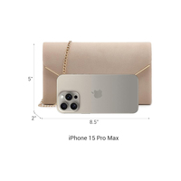 Pochette de Soirée Élégante pour Femme – Sac de Soirée de Luxe en Faux Daim, Pochette Enveloppe Classique pour Fêtes et Cérémonies