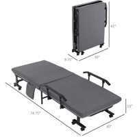 Construction de fer de lit pliable en métal de sieste simple moderne réglable pour la chambre à coucher hôtel bureau pause déjeuner hôpital soins infirmiers