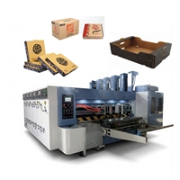 New Automatic Pizza Box Making Machine Slotter Die-Cutting Corrugated Carton for Printing Corrugated Flexo Printing Machine