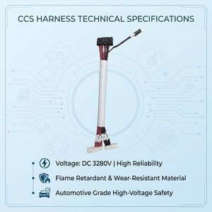 <span class=keywords><strong>Harnais</strong></span> d'adaptation CCS haute tension, faisceau <span class=keywords><strong>de</strong></span> câbles personnalisé, assemblage <span class=keywords><strong>de</strong></span> câbles 3280V pour stockage d'énergie - Product Image 2