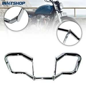 Couleurs personnalisables - Garde-moteur avant chromé pour moto <span class=keywords><strong>Kawasaki</strong></span> W400/<span class=keywords><strong>650</strong></span>/800, barrière anti-collision pour autoroute - Product Image 3
