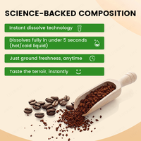 Café Vert Ganoderma en Poudre à Base de Plantes pour Adultes – Café Minceur Torréfaction Moyenne Certifié – Favorise le Métabolisme et l'Énergie Quotidienne