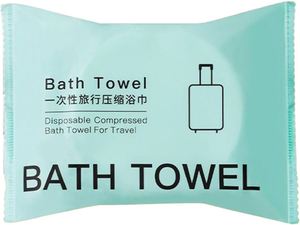 Serviette de Bain Jetable Bio 70x140 en Coton Compressé Épaissi Emballée Individuellement pour Voyage, Hôtel, Salon, Spa – Non Tissée EF - Product Image 4